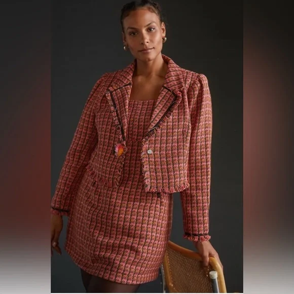 Maeve by Anthropologie Tweed Two Piece Set 🤎 - Picture 1 of 14